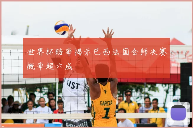 世界杯赔率揭示巴西法国会师决赛概率超六成